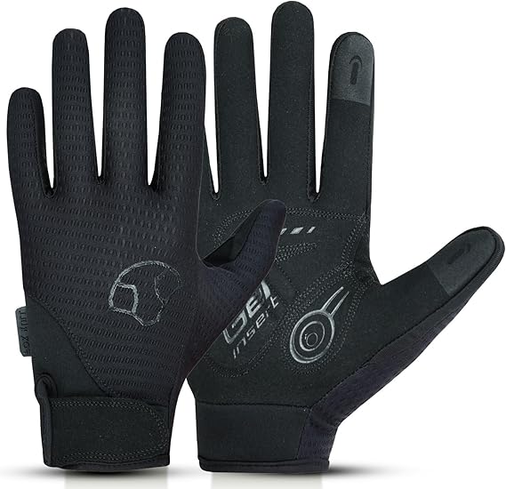 Motorcycle Gloves Full Finger Touchscreen Motorbike Gloves for BMX ATV MTB Riding, Road Racing, Cycling, Climbing, Motocross