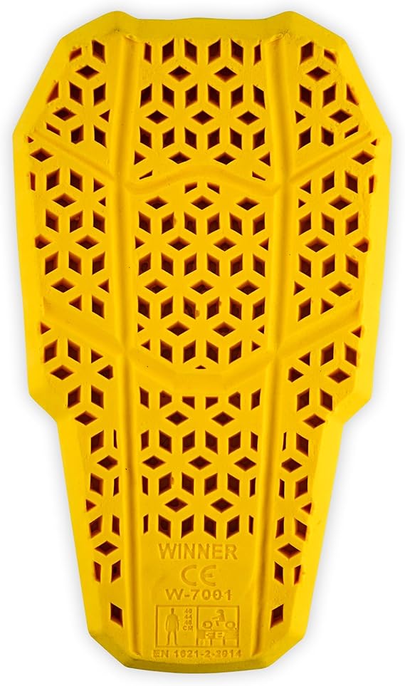 FOXKULL CE 1 Back Armor Protection Pad and CE Level 2 Elbow and Shoulder Certified Armor Pads Set, Motorcycle Armor Protector