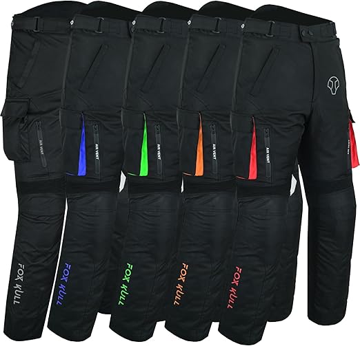 Motorcycle Pants Water Resistant Cordura Textile Fabric for Enduro Motocross Motorbike Riding Armor Pants