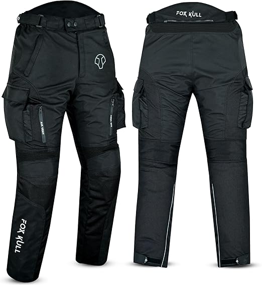 Motorbike Pants Water Resistant Cordura Textile Fabric for Enduro Motocross Motorbike Riding Armor Pants