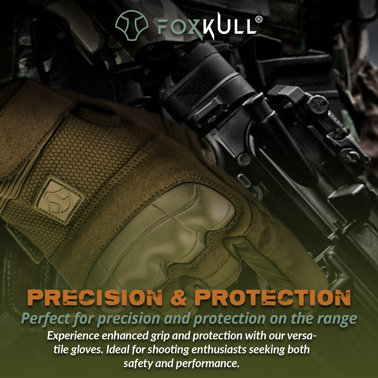 FOXKULL Motorcycle Gloves, Riding, Touring, Cruising, Biker, Palm Protection Slider Motorbike Gloves for Men and Women